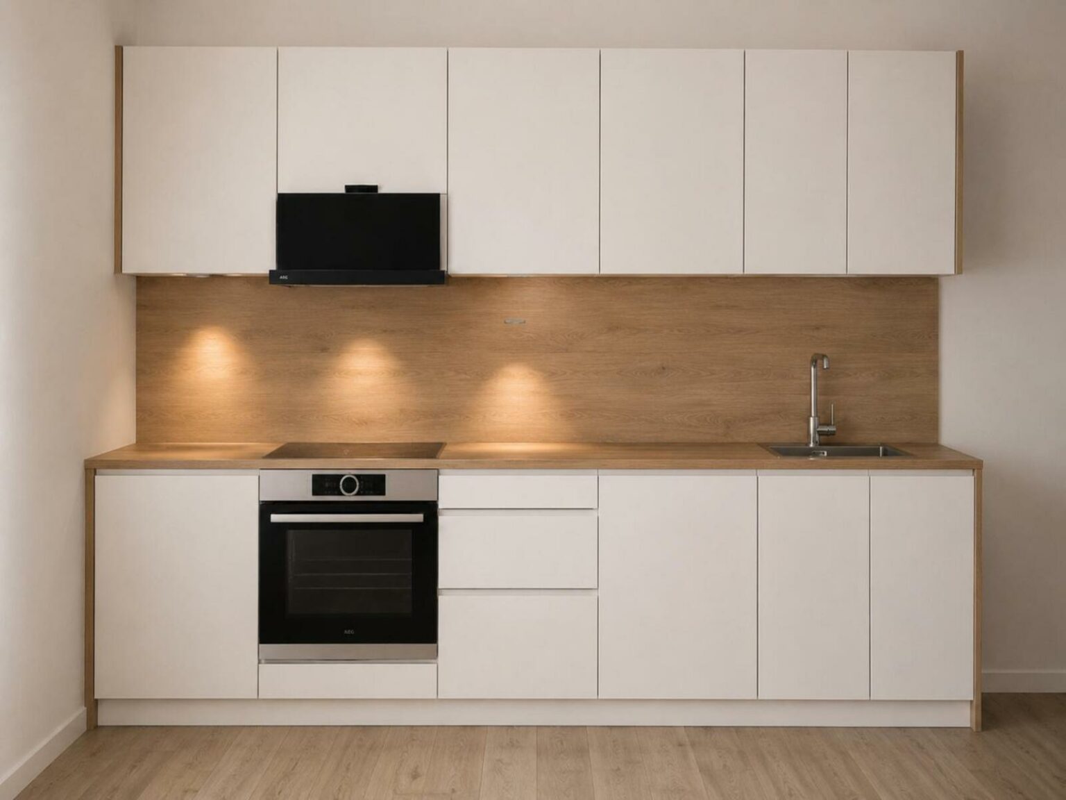 cuisine sur mesure blanche